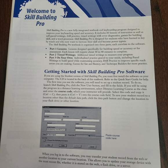 Skill Building Pro Cengage Learning Keyboarding Lessons Building Typing Skills - Picture 8 of 16